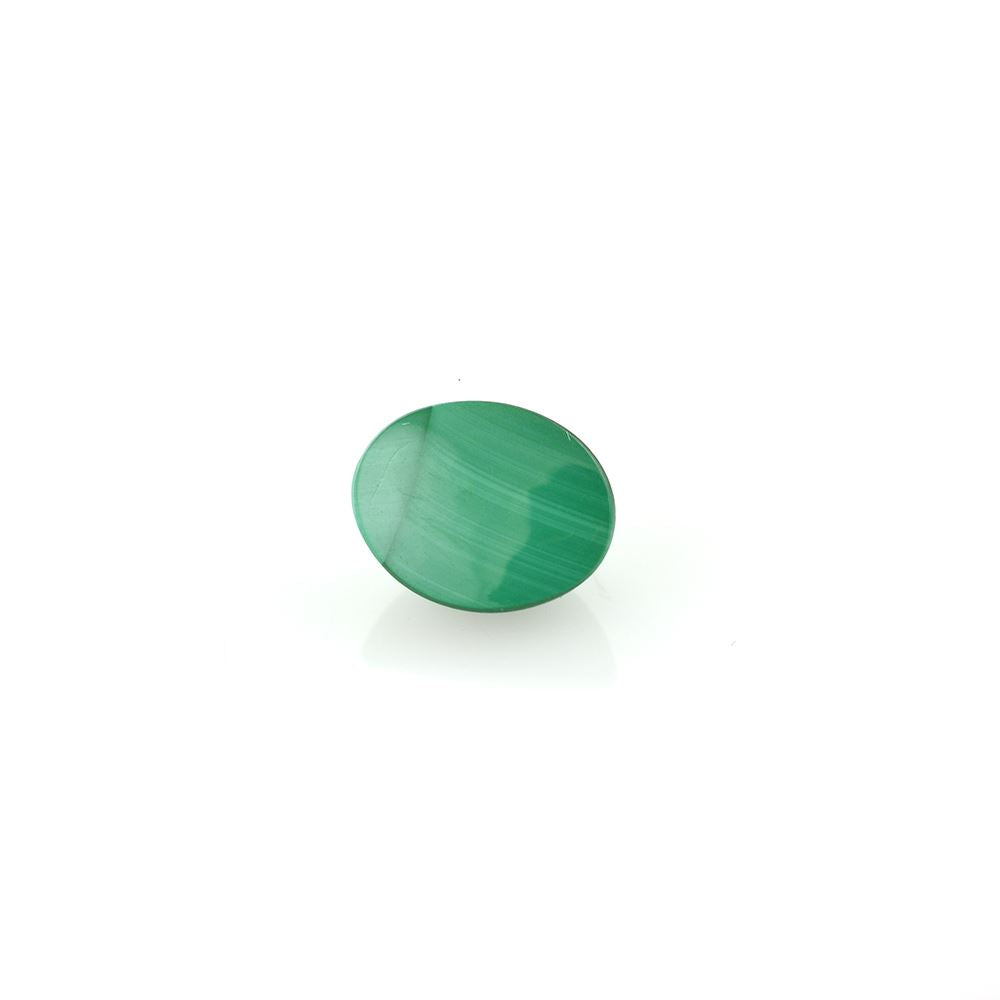 MALACHITE CAT'S EYE OVAL CAB 10X8MM 3.65 Cts.