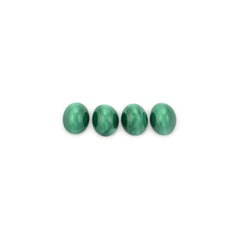 MALACHITE CAT'S EYE OVAL CAB 10X8MM 3.65 Cts.