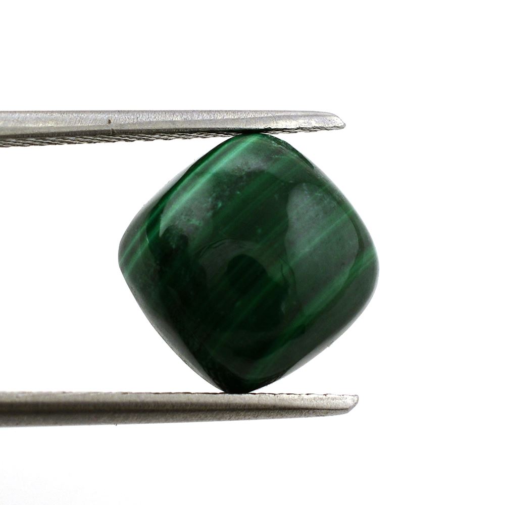 MALACHITE CUSHION CAB 10MM 7.16 Cts.