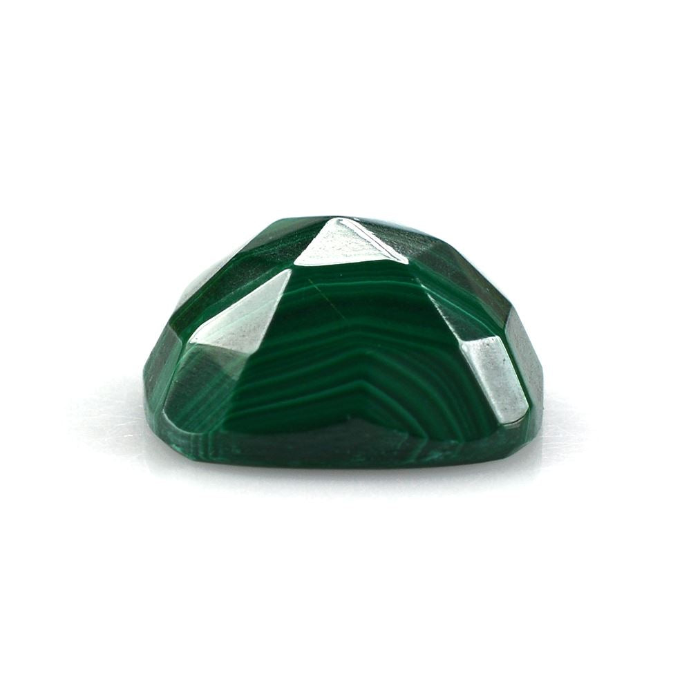 MALACHITE ROSE CUT CUSHION CAB 14MM 15.50 Cts.