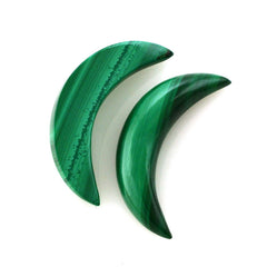 MALACHITE C SHAPE FANCY 18X4MM 4.50 Cts.