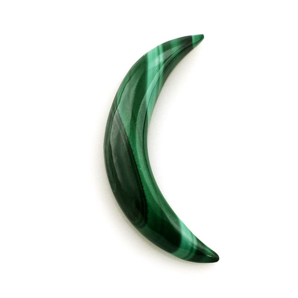 MALACHITE C SHAPE FANCY 22X4MM 4.75 Cts.