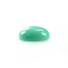 MINT GREEN CHRYSOPRASE PLAIN OVAL CAB (AA) (GREEN) 15.00X12.00 MM 7.10 CTS