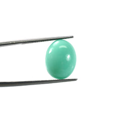 MINT GREEN CHRYSOPRASE PLAIN OVAL CAB (AA) (GREEN) 15.00X12.00 MM 7.10 CTS