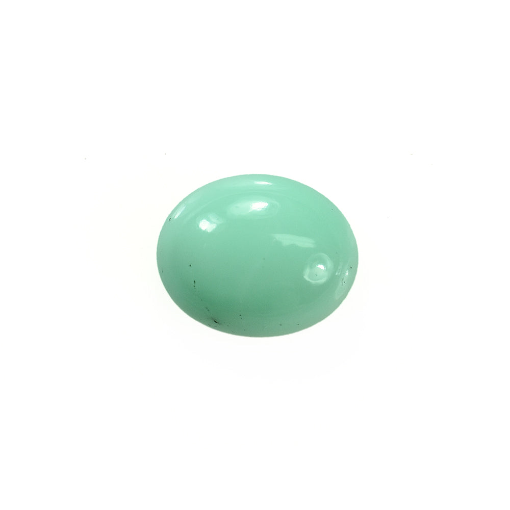 MINT GREEN CHRYSOPRASE PLAIN OVAL CAB (AA) (GREEN) 10.00X8.00 MM 2.31 CTS