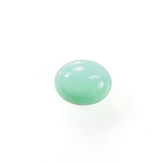 MINT GREEN CHRYSOPRASE PLAIN OVAL CAB (A) 5.00X4.00 MM 0.37 CTS