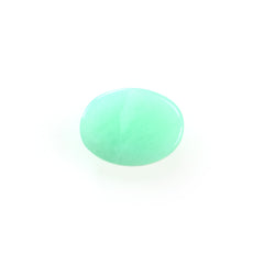 MINT GREEN CHRYSOPRASE PLAIN OVAL CAB (AAA) 8.00X6.00 MM 1.30 CTS