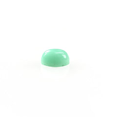 MINT GREEN CHRYSOPRASE PLAIN OVAL CAB (AA/CELAN) 5.00X4.00 MM 0.40 CTS