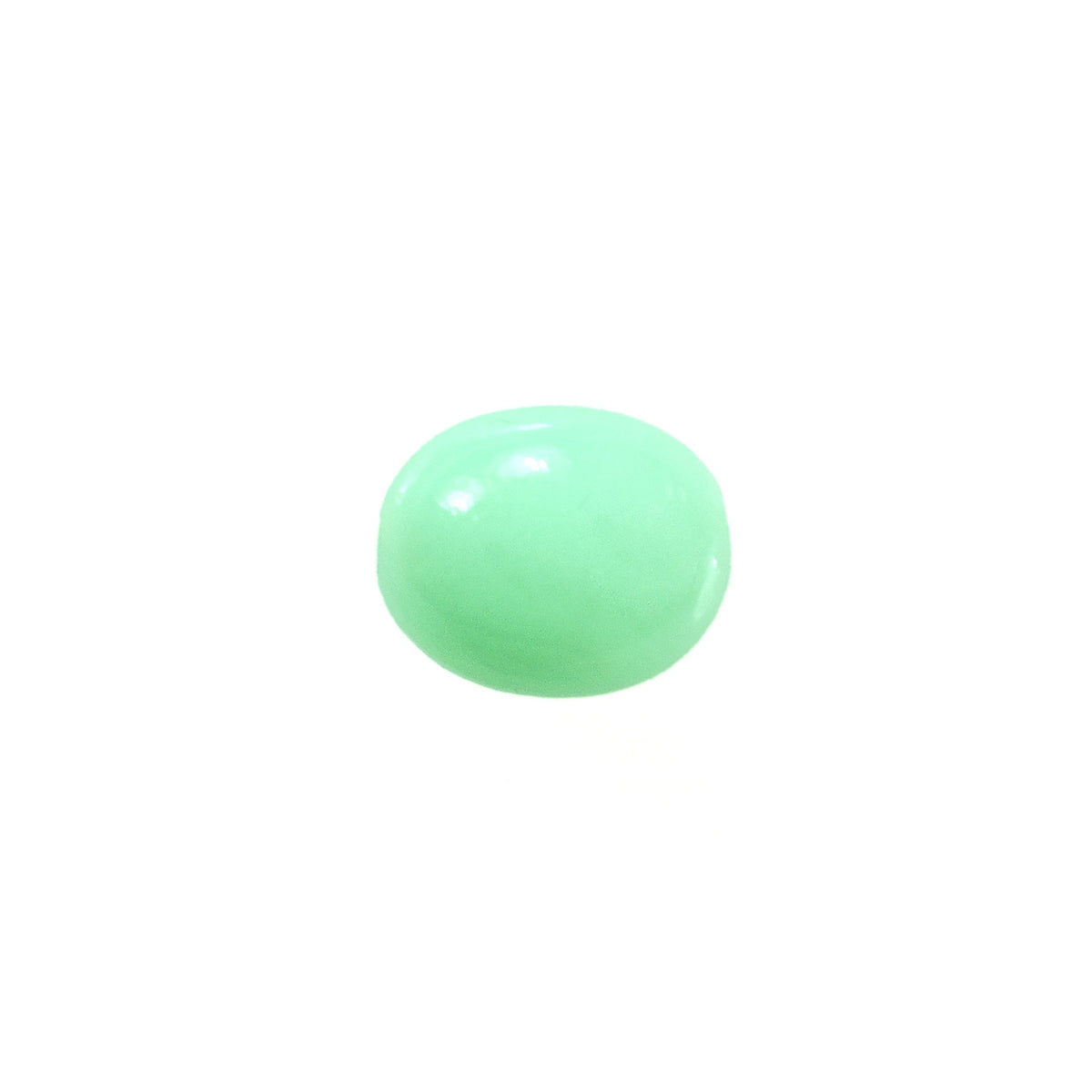 MINT GREEN CHRYSOPRASE PLAIN BON-BON SHAPE 5.00X4.00 MM 0.56 CTS
