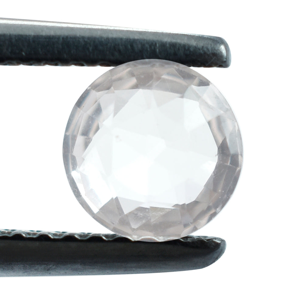 PEACH MORGANITE ROSE CUT BRIOLETTE ROUND (A) 6MM 0.71 Cts.