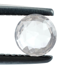 PEACH MORGANITE ROSE CUT BRIOLETTE ROUND (A) 6MM 0.71 Cts.