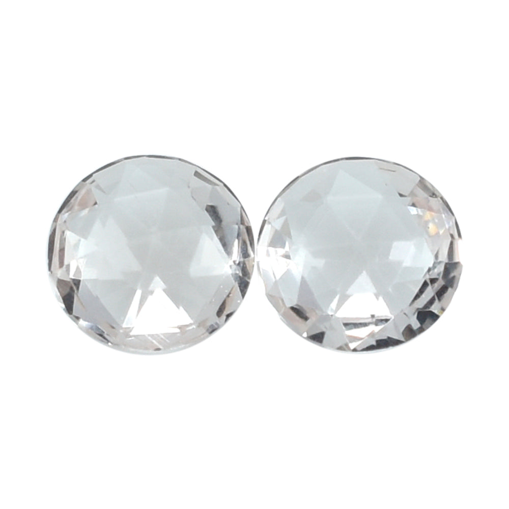 PEACH MORGANITE ROSE CUT BRIOLETTE ROUND (A) 6MM 0.72 Cts.