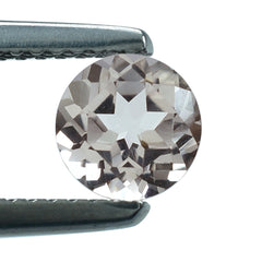 PEACH MORGANITE CUT ROUND (A) 6MM 0.76 Cts.