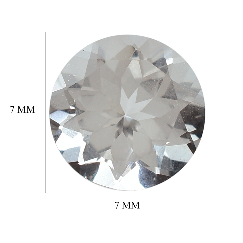 PEACH MORGANITE CUT ROUND (A) 7MM 1.13 Cts.