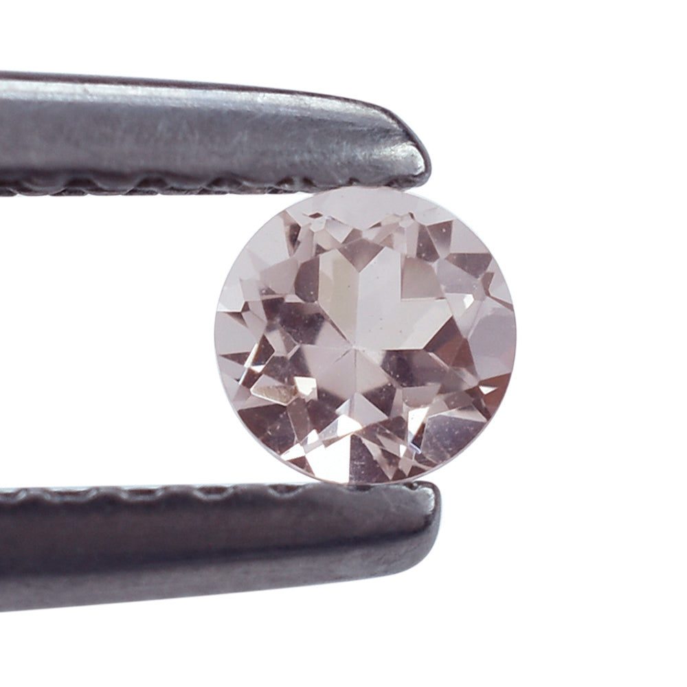 PINK MORGANITE CUT ROUND (A) 3.50MM 0.17 Cts.