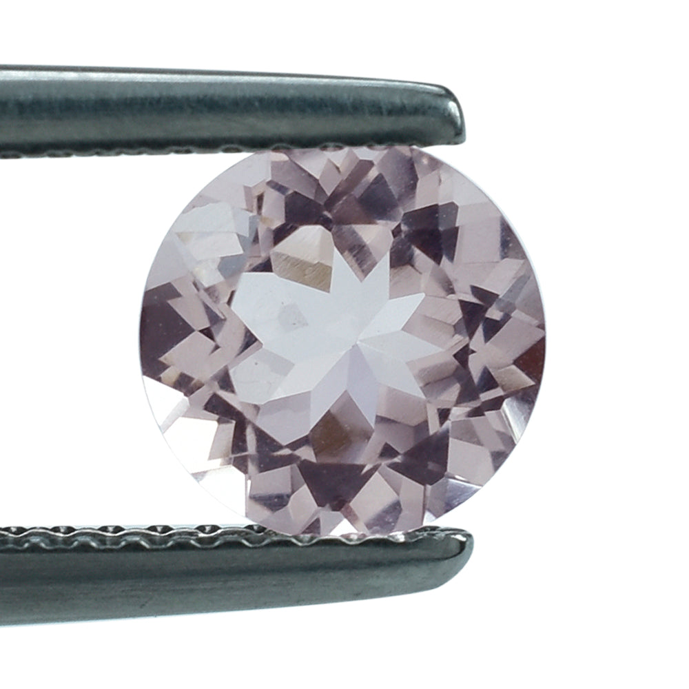 PINK MORGANITE CUT ROUND (A) 7MM 1.02 Cts.