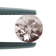 PEACH MORGANITE CUT ROUND (A) 6MM 0.83 Cts.