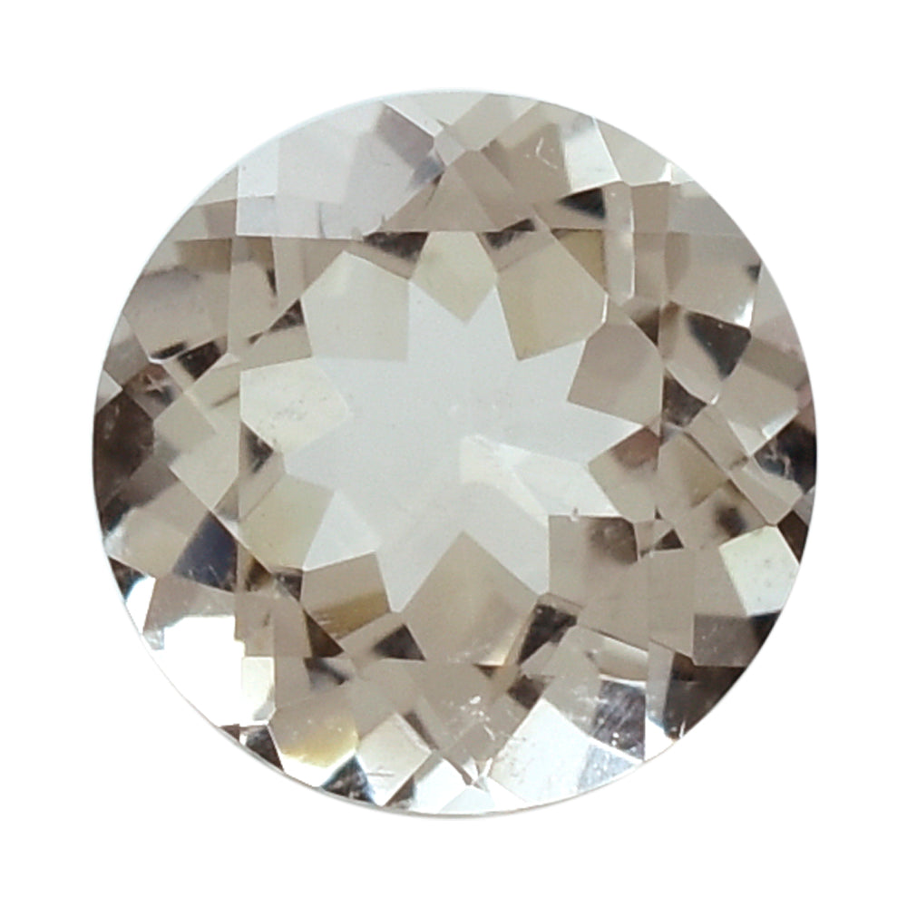 PEACH MORGANITE CUT ROUND (A) 6MM 0.72 Cts.