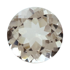 PEACH MORGANITE CUT ROUND (A) 6MM 0.72 Cts.