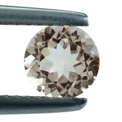PEACH MORGANITE CUT ROUND (A) 6MM 0.72 Cts.
