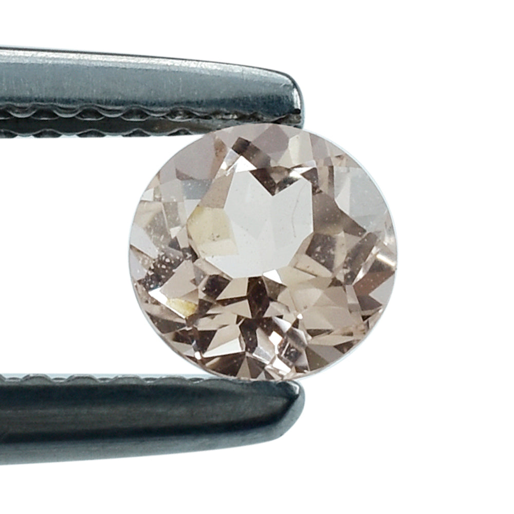 PEACH MORGANITE CUT ROUND (AAA/SI) 5MM 0.48 Cts.