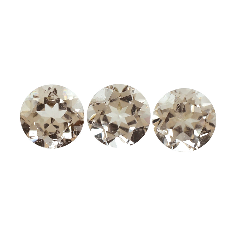 PEACH MORGANITE CUT ROUND (AAA/SI) 5MM 0.48 Cts.