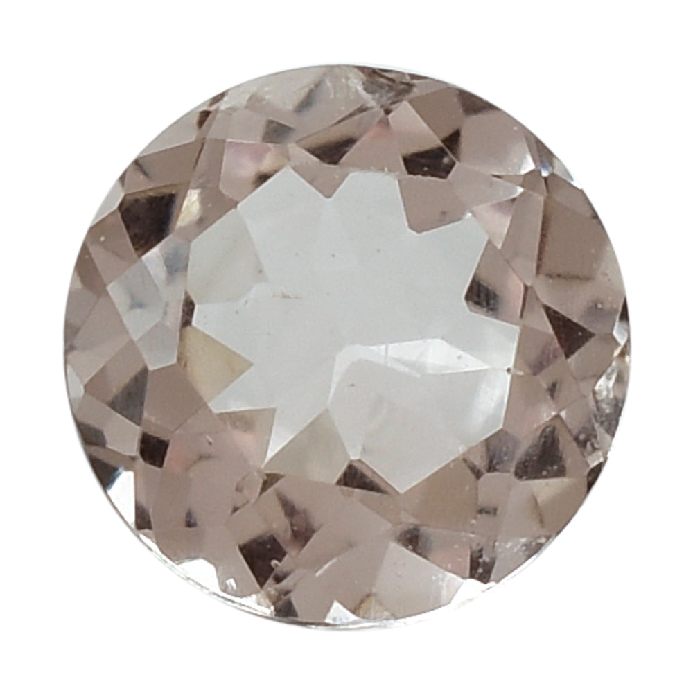 PEACH MORGANITE CUT ROUND (AAA/SI) 5MM 0.44 Cts.