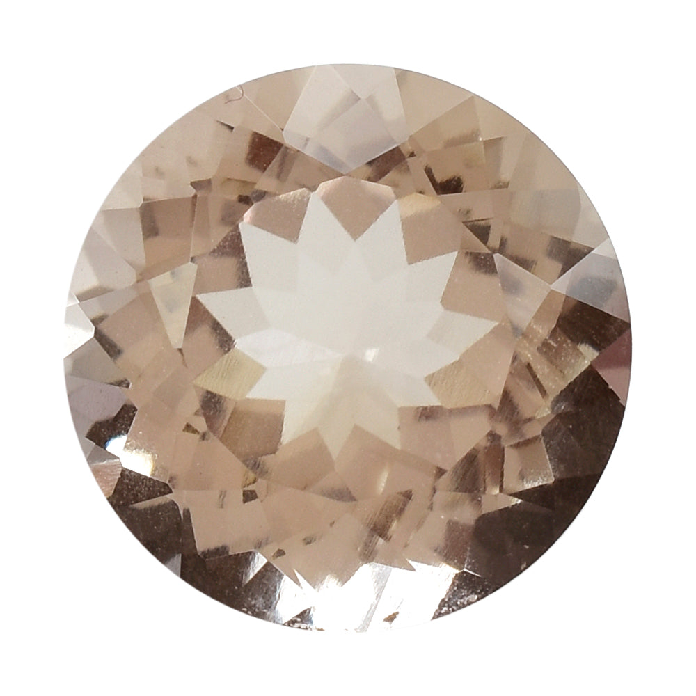 PEACH MORGANITE CUT ROUND (AAA/SI) 12MM 6.35 Cts.