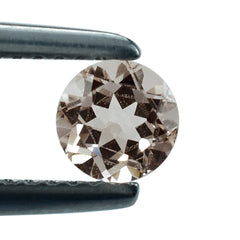 PEACH MORGANITE CUT ROUND (AA/SI) 5MM 0.49 Cts.
