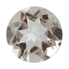 PEACH MORGANITE CUT ROUND (AA/SI) 5MM 0.45 Cts.