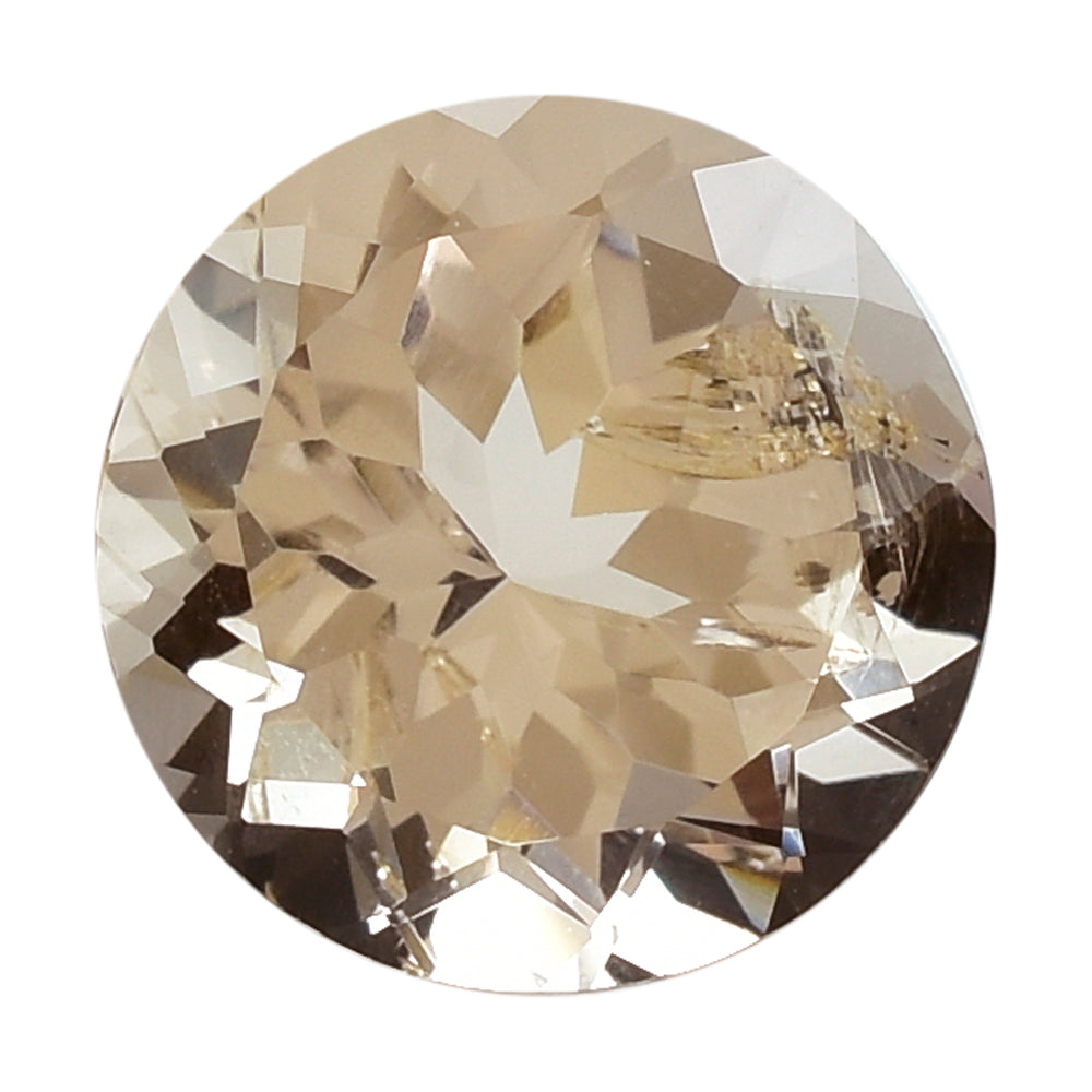 PEACH MORGANITE CUT ROUND (AA/SI) 10MM 3.24 Cts.