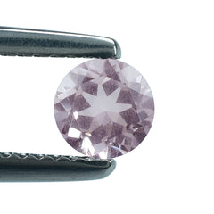 PINK MORGANITE CUT ROUND (AA/HI) MILKY 5MM 0.47 Cts.