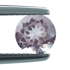 PINK MORGANITE CUT ROUND (AA/HI) 6MM 0.78 Cts.