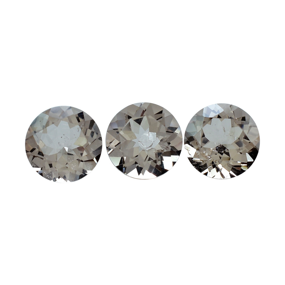 PEACH MORGANITE CUT ROUND (AA/HI) 6MM 0.70 Cts.