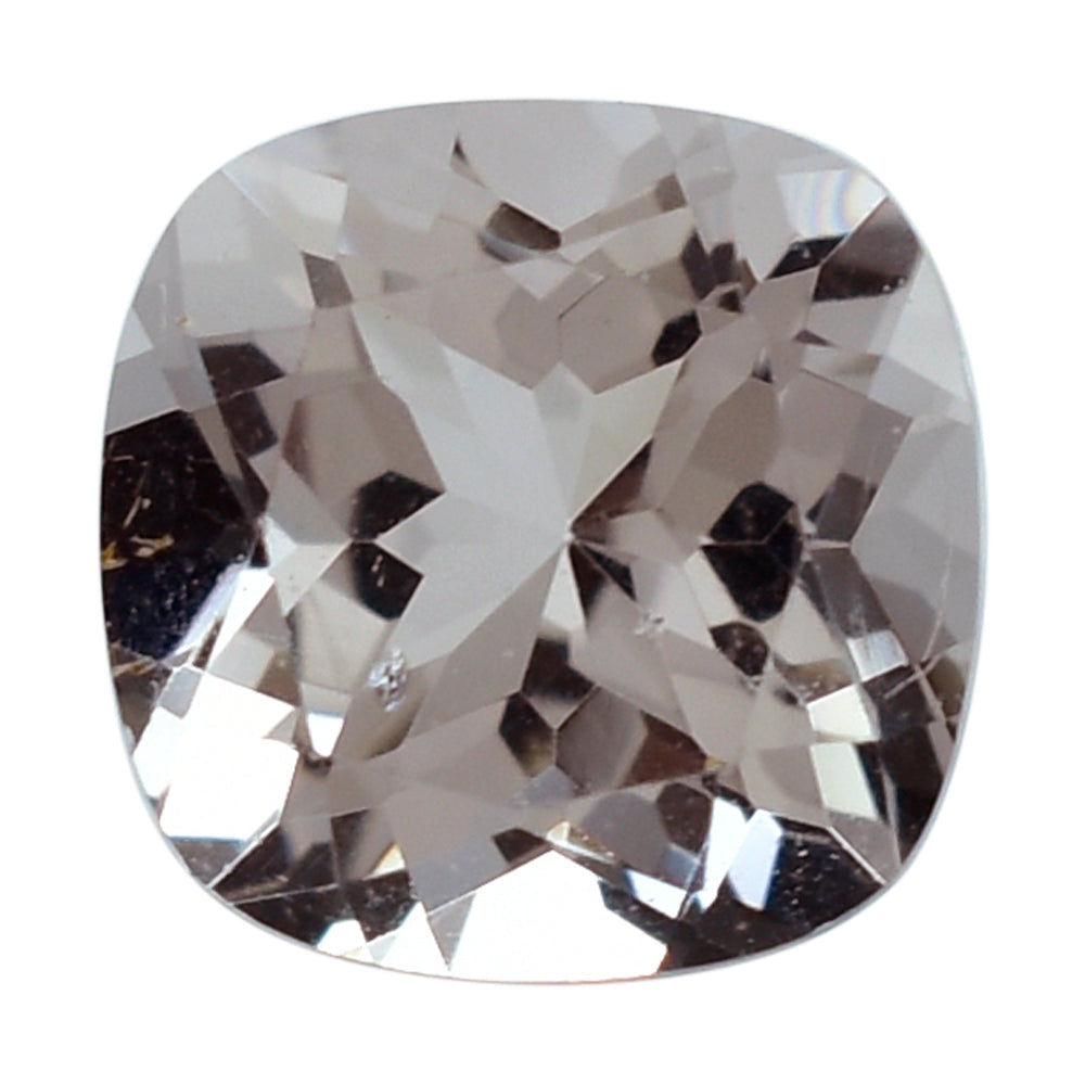 PEACH MORGANITE CUT CUSHION (A) 6MM 0.79 Cts.