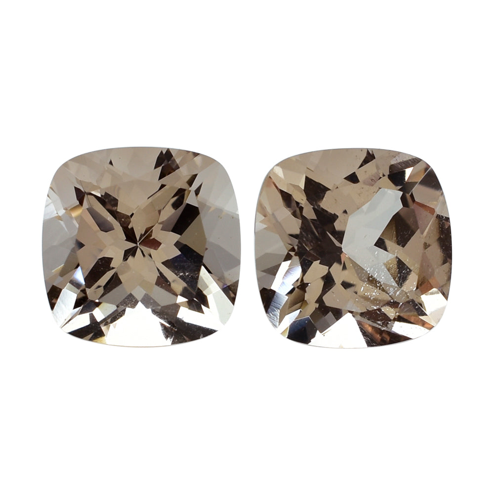PEACH MORGANITE CUT CUSHION (AAA/SI) 10MM 3.97 Cts.