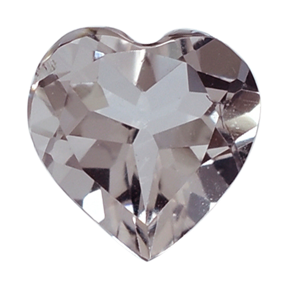 PEACH MORGANITE CUT HEART (A) 5MM 0.39 Cts.