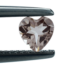 PEACH MORGANITE CUT HEART (A) 5MM 0.40 Cts.