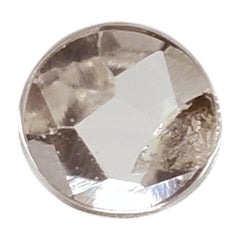 PEACH MORGANITE FOOTBALL CUT ROUND CAB (AA/HI) 2.50MM 0.05 Cts.