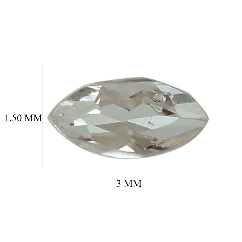 PEACH MORGANITE CUT MARQUISE (AA/SI) 3.00X1.50MM 0.03 Cts.