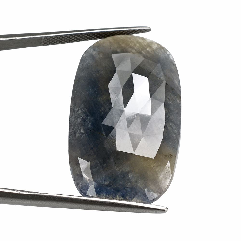 BIO-COLOR MULTI SAPPHIRE ROSE CUT CUSHION CAB 32.30X18MM 31.9 Cts.