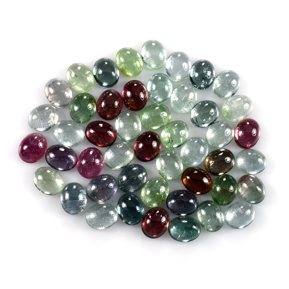 TOURMALINE MULTY (MULTY/SI-HI) PLAIN OVAL CAB 10.00X8.00 MM 2.71 Cts.