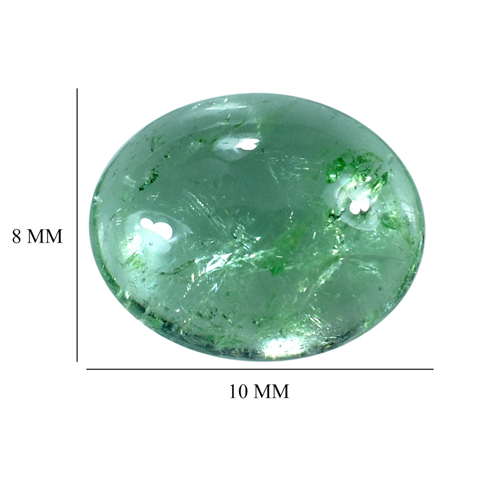 TOURMALINE MULTY (MULTY/SI-HI) PLAIN OVAL CAB 10.00X8.00 MM 2.71 Cts.