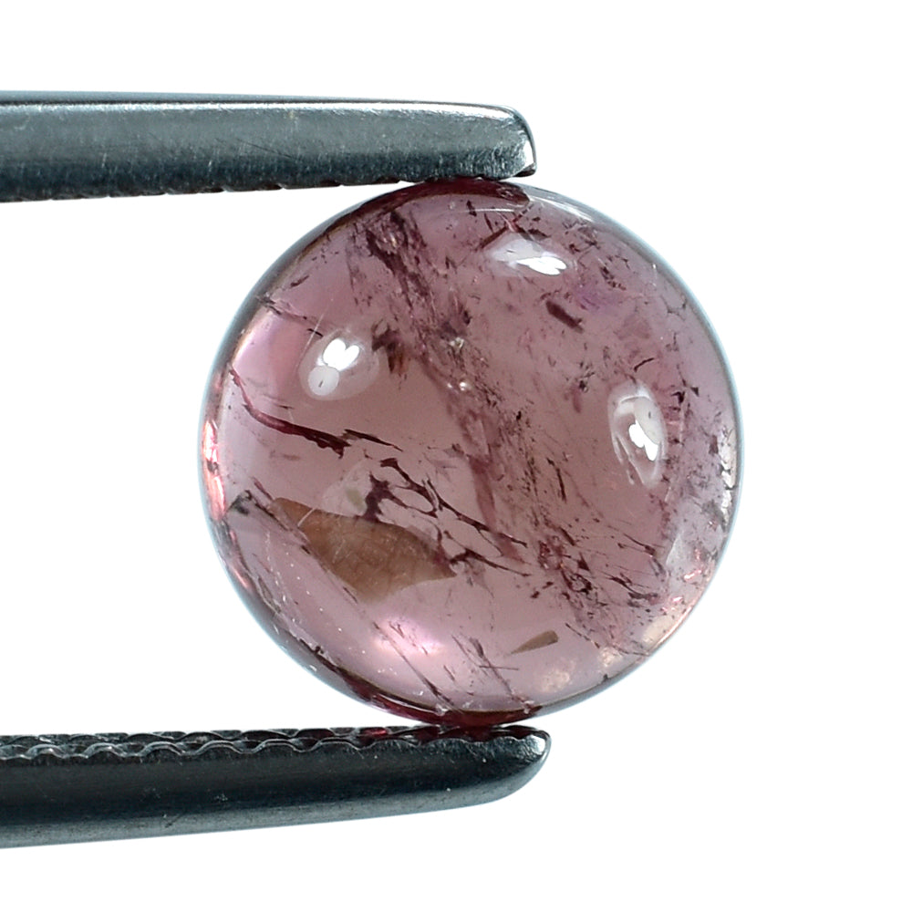 TOURMALINE MULTY (MULTY/SI-HI) PLAIN ROUND CAB 8.00X8.00 MM 2.29 Cts.
