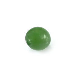 NEPHRITE GREEN JADE PLAIN ROUND CAB (FULL DRILL) 5MM 1.00 Cts.