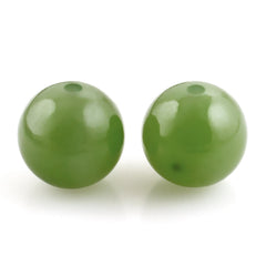 NEPHRITE JADE PLAIN BALLS (FULL DRILL) 10MM 8.03 Cts.