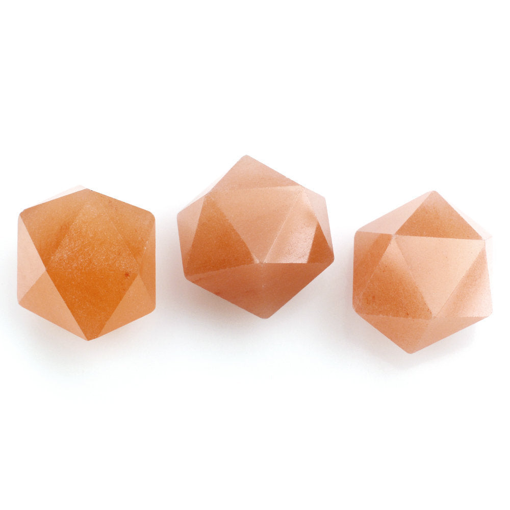 ORANGE AVENTURINE CUT FANCY SHAPE 12MM 11.68 Cts.