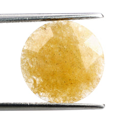 ORANGE AVENTURINE ROSE CUT BRIOLETTE ROUND 15MM 5.40 Cts.