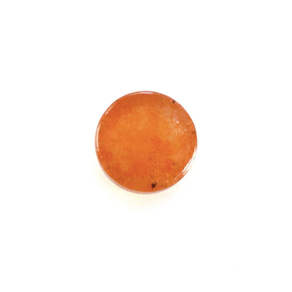 ORANGE AVENTURINE ROUND CAB (DARK) 4MM 0.38 Cts.