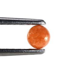 ORANGE AVENTURINE ROUND CAB (DARK) 4MM 0.38 Cts.